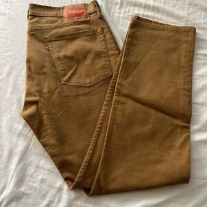 Levi's Men's Tan Straight Jeans
